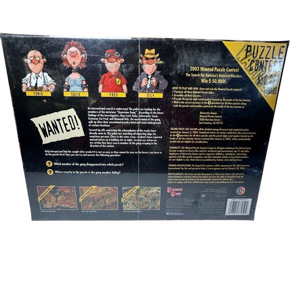 Rare Sealed vintage 2003 “loup” 1000 piece jigsaw puzzle - Picture 2 of 5